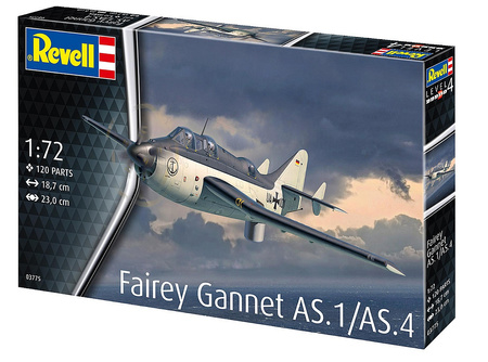 Revell 03775 Fairey Gannet AS.1/AS.4 model plastikowy do sklejenia i pomalowania