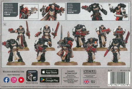 Black Templars Primaris Crusader Squad