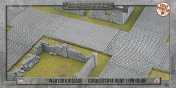 Battlefield In A Box BB605 Village Cobblestone Road Expansion - zestaw dróg
