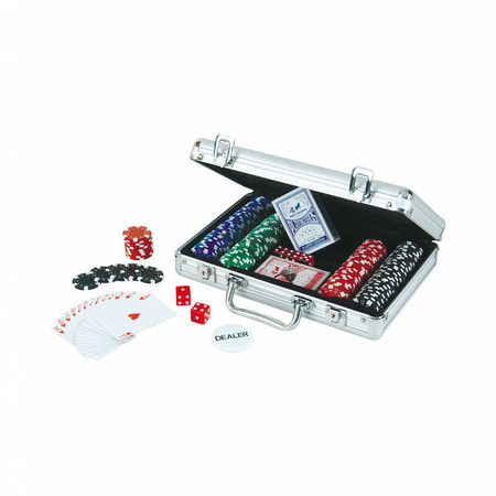 Poker Deluxe - Zestaw w walizce 200 żetonów (Albi)