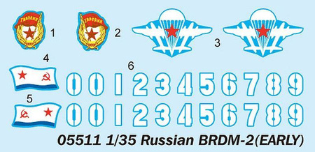 Trumpeter 05511 Russian BRDM-2(EARLY)