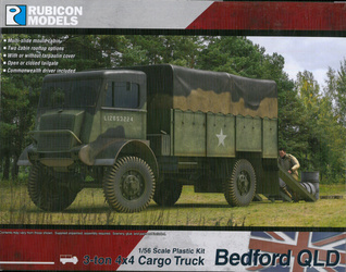 Rubikon Models 280107 British Bedford QLD 3-ton 4x4 Cargo Truck