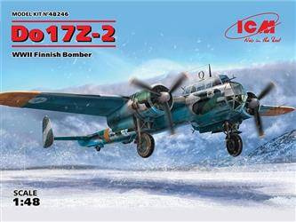 ICM 48246 Do17Z-2 WWII Finnish Bomber