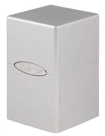 Deck Box - Pudełko Satynowe - Srebrne
