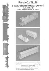 WAK EXTRA 1/13 Parowóz Tkt48 z wagonami