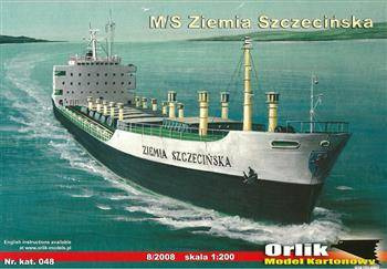 Orlik 048 Polski masowiec M/S "Ziemia Szczecińska"