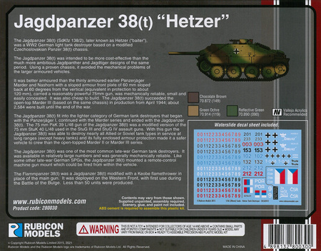 Rubicon Models 280030 Jagdpanzer 38(t) Hetzer