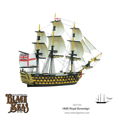 Black Seas HMS Sovereign - okręt 1:700