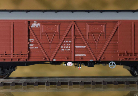 Piko 58472 Kolejka Wagon towarowy kryty Gags, PKP w skali 1:87