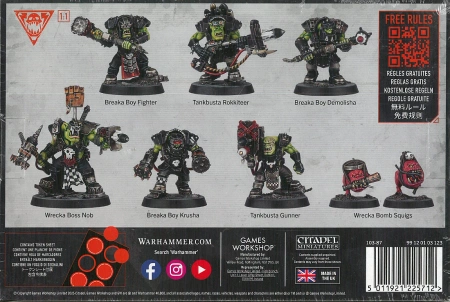 Kill Team Wrecka Krew Ork Breaka Boyz and Tankbustas Mob