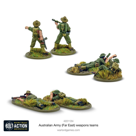 Bolt Action Australian Army Weapons Teams (Far East)