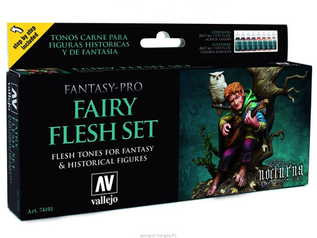 Farby Vallejo 74101 - Fantsy-Pro - Fairy Flesh Set