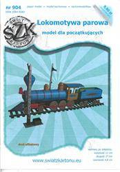 Świat z Kartonu Nr. 904 Lokomotywa parowa