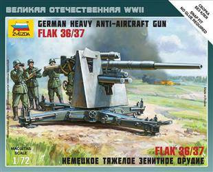 Zvezda 6158 German 88mm Flak 36/37