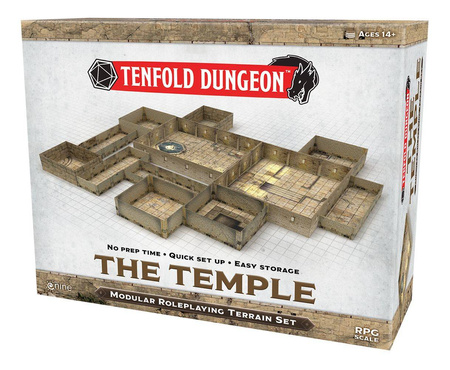Tenfold Dungeon The Temple Świątynia - przestrzenna sceneria RPG