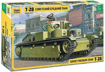 Zvezda 3694 T-28 Soviet Medium Tank