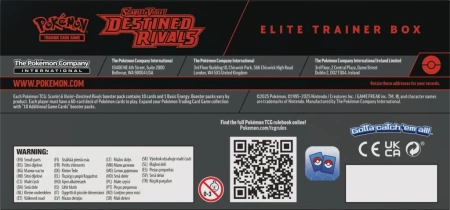 Pokemon TCG Scarlet & Violet Destined Rivals Elite Traineer Box