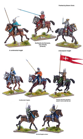 Perry Miniatures AO70 Agincourt Mounted Knights 1415-1429