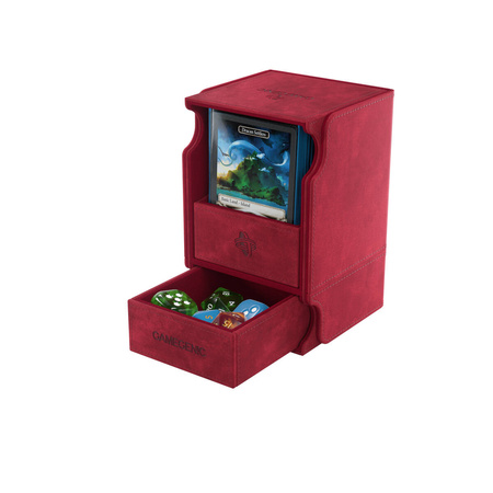 Pudełko na karty Watchtower 100+ XL Convertible - Red / Czerwone (Gamegenic)