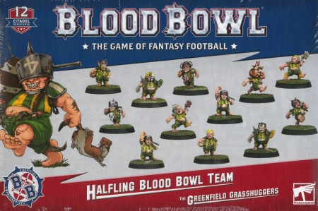 Blood Bowl Halfling Team / The Greenfield Grasshuggers drużyna niziołków