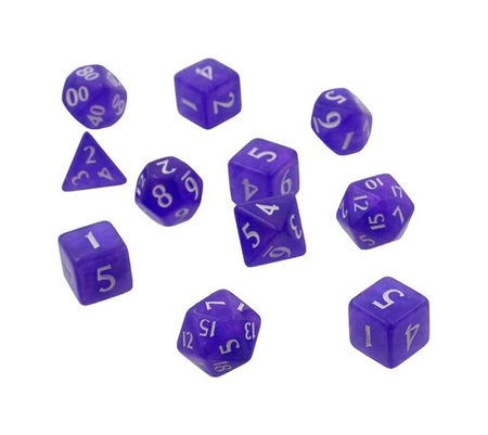 Komplet kości RPG Eclipse Royal Purple (UltraPro)