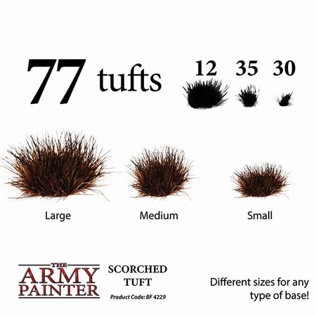 Army Painter Scorched Tuft 7mm - imitacja krzewów