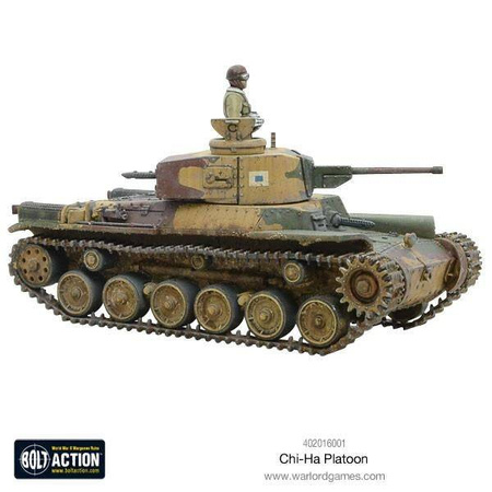 Bolt Action Japanese Chi-Ha Tank Platoon