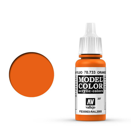 Farba Vallejo 70733 Orange Fluo MC207