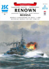 Model kartonowy JSC nr 91 krążownik liniowy HMS Renown,