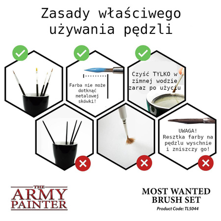 Zestaw pędzli - Army Painter - Brush Starter Set 