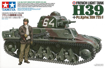 Tamiya 35389 French Light Tank H39 model plastikowy do sklejenia i pomalowania
