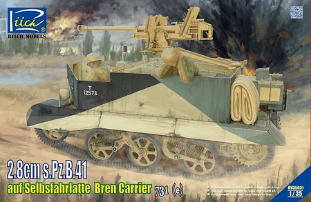 Riich 35031 2,8cm s.Pz.B.41 auf Selbsfahrlatte   