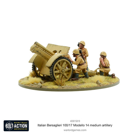 Bolt Action Italian Bersaglieri 100/17 Modello 14 Medium Artillery