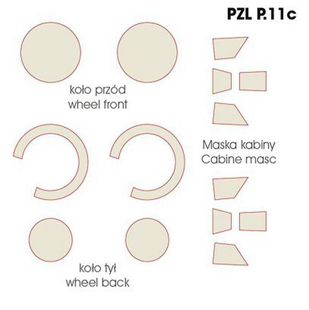 Mirage Hobby 900002 PZL P.11c - Kit +