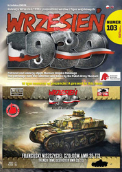 Wrzesień 1939 nr 103 z modelem francuskiego niszczyciela czołgów AMR 35 ZT3