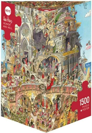 Puzzle 1500 el. Niebo i piekło (Heye)