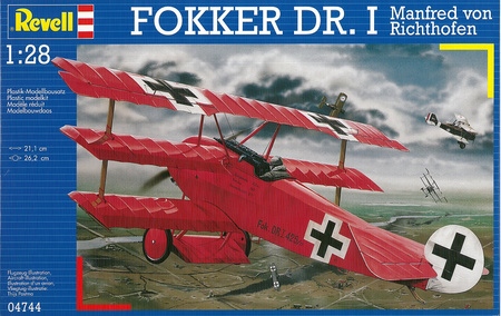 Revell 04774 Fokker Dr.I Manfred von Richthofen model plastikowy do sklejenia i pomalowania