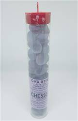 Znaczniki szklane Chessex Frosted Crystal Lilac