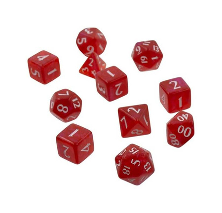 Komplet kości RPG Eclipse Apple Red (UltraPro)