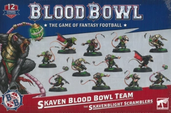 Blood Bowl Skaven Team /  The Skavenblight Scrambl drużyna Skawenów