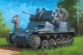 HBS-80147 German Flakpanzer IA w/Ammo.Trailer