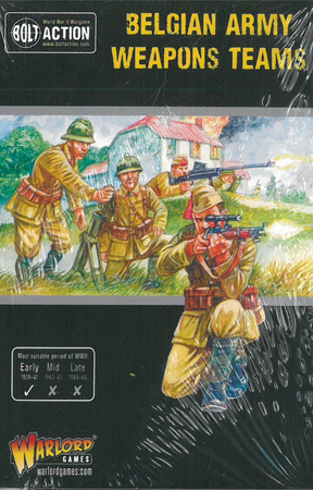 Bolt Action Belgian Army Weapons Teams