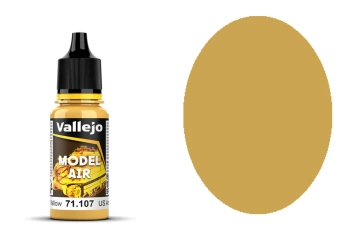 Farba Vallejo Model Air 71107 US Interior Yellow