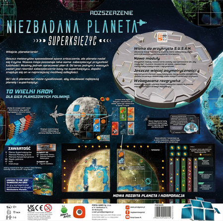 Niezbadana Planeta Superksiężyc dodatek (Portal Games)