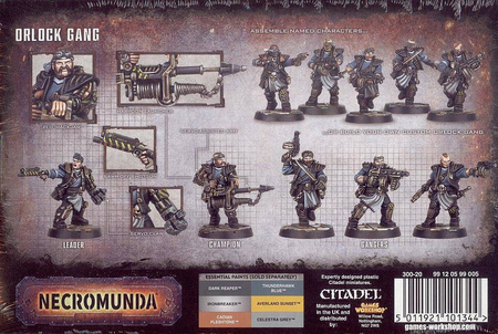 Necromunda Orlock Gang - zestaw modeli do gry
