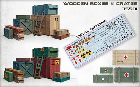 Mini Art 35581 Wooden Boxes & Crates