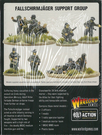 Bolt Action Fallschirmjager Support Group