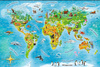 Puzzle 104 Edukacyjna Mapa Świata (Trefl)