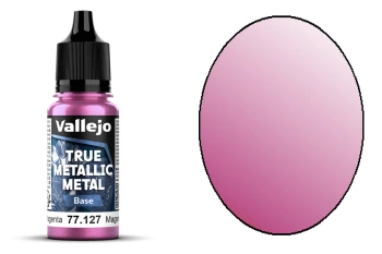 Vallejo 77127 True Metallic Metal 127 Base Crimson Magenta