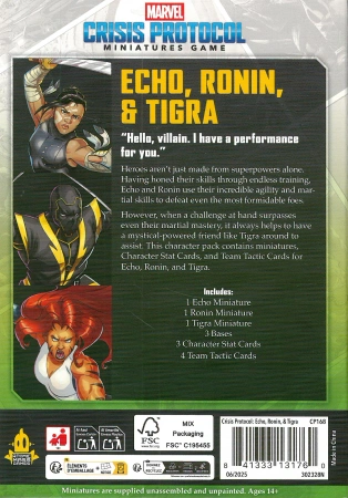 Marvel Crisis Protocol CP170 Silk, Spider-Ham & Spider-Man Noir Character Pack